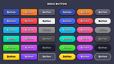 Free basic UI button design set for mobile and casual game interfaces