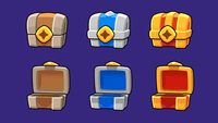 2D reward chest icons from LAYERLAB Shop featuring casual-style treasure chests for gaming and digital design projects.