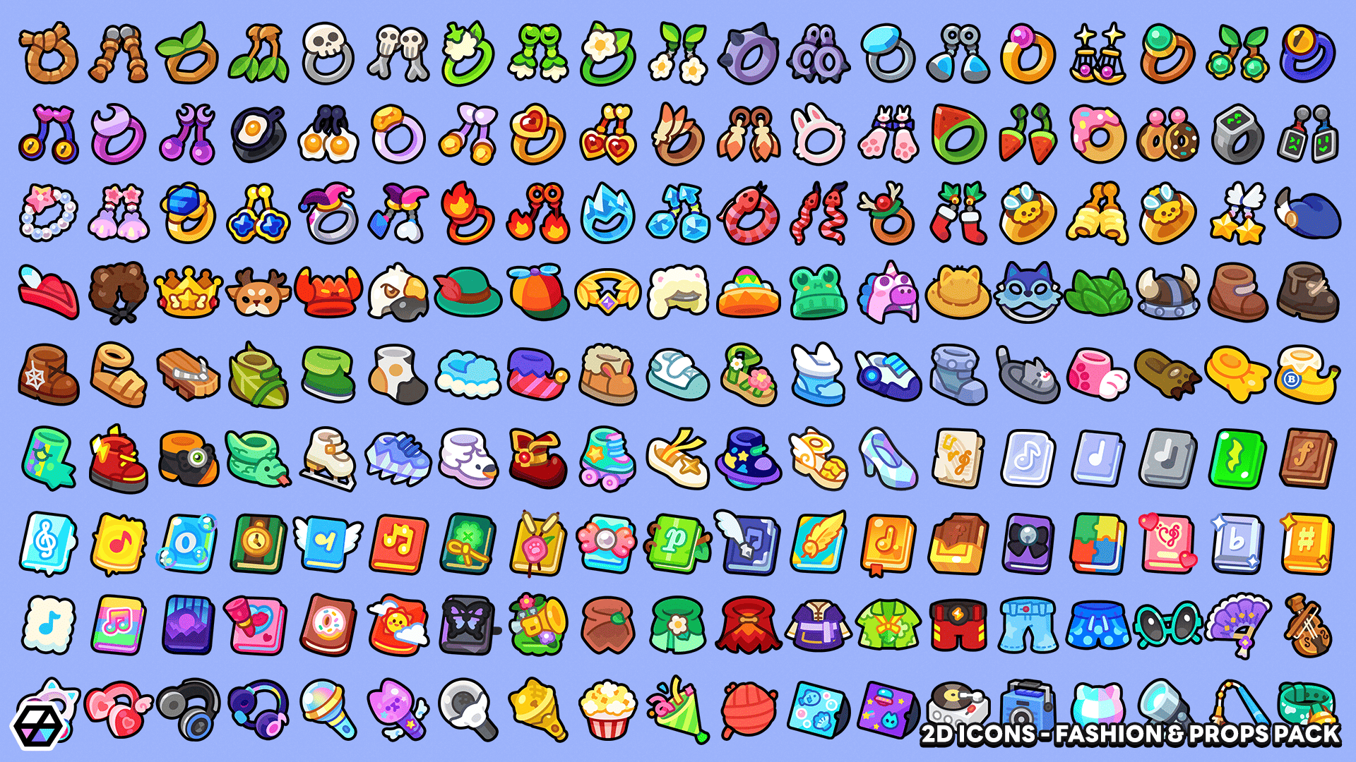 2D Icons - Fashion & Props Pack