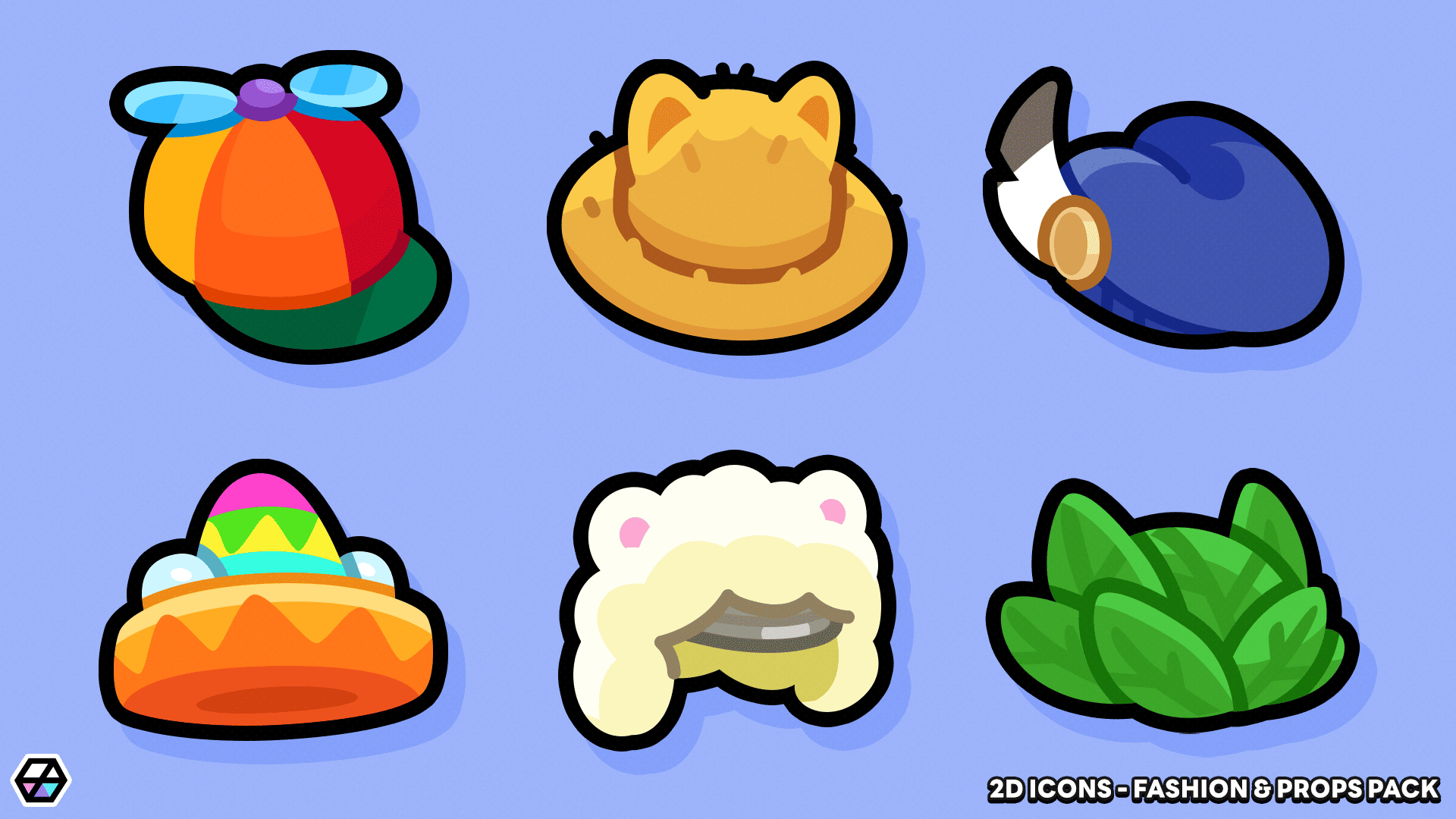 2D Icons - Fashion & Props Pack
