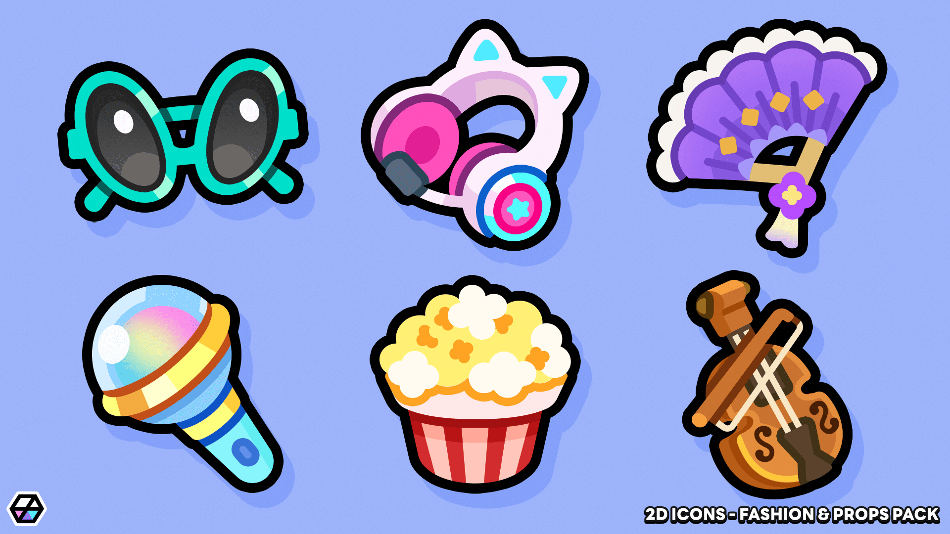2D Icons - Fashion & Props Pack