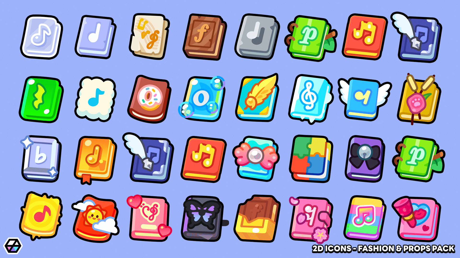 2D Icons - Fashion & Props Pack