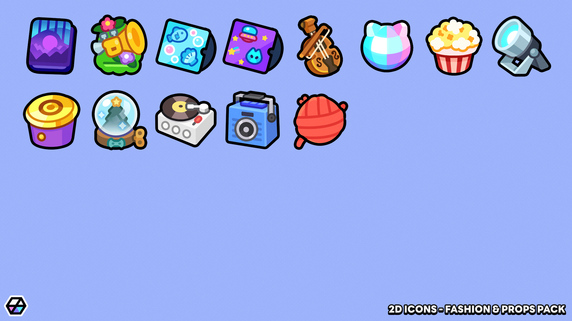 2D Icons - Fashion & Props Pack