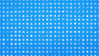 Set of 2D icons from the Picto Pack by LAYERLAB Shop, featuring various colorful, flat-designed pictograms on a white background.