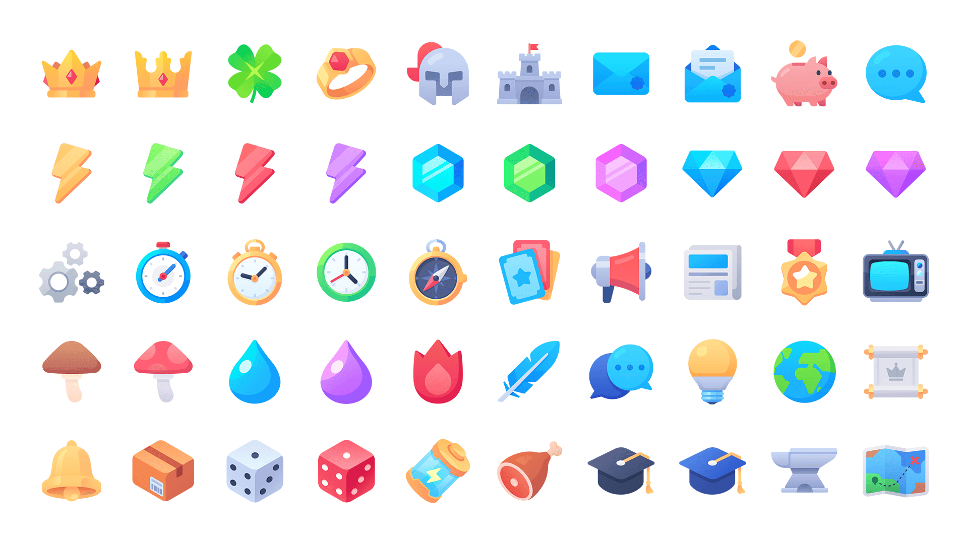 LAYERLAB minimal game icon set designed for mobile UI layouts