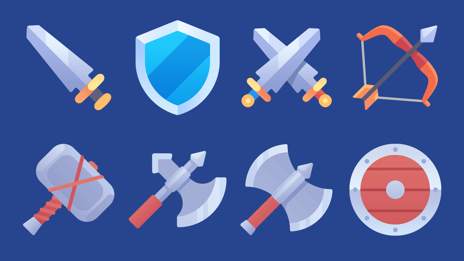 LAYERLAB simple UI icons suitable for casual and hyper-casual games