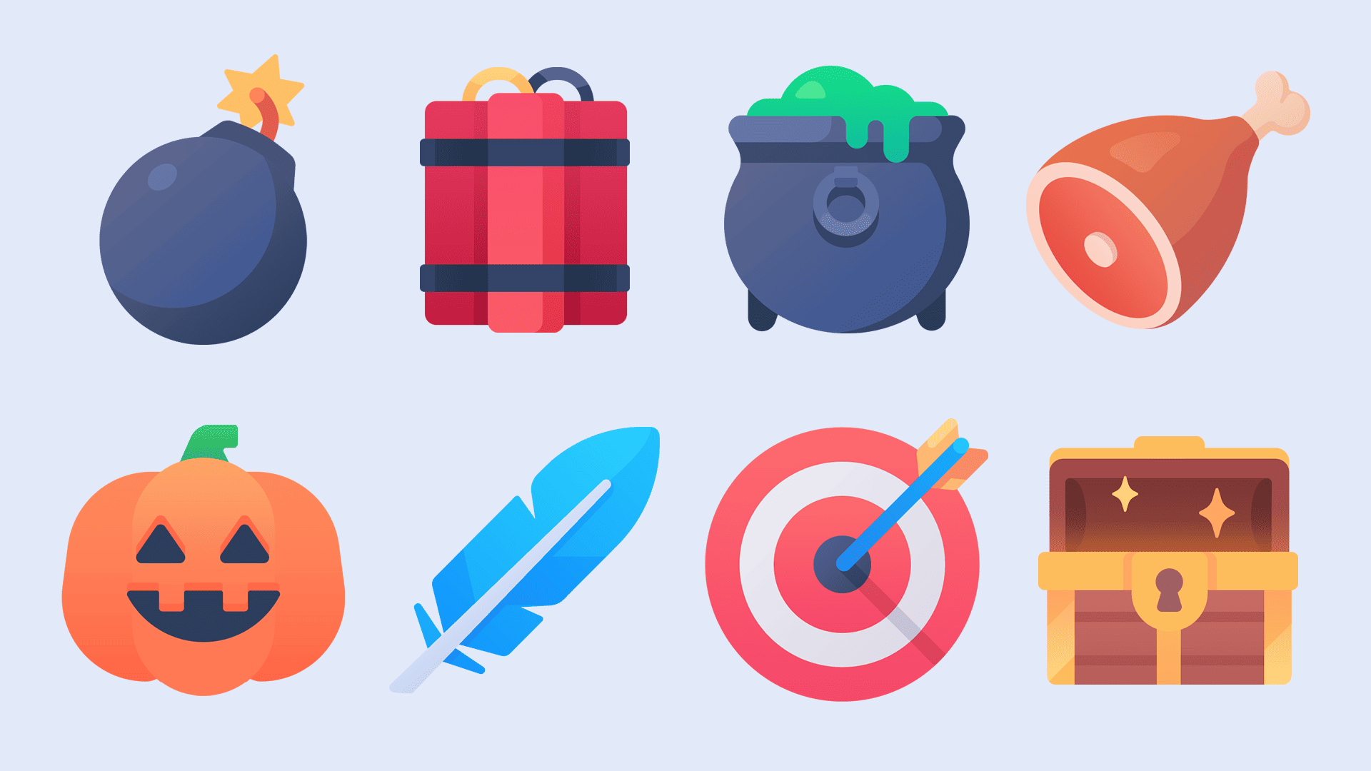 LAYERLAB 2D simple icon assets for menus and in-game systems