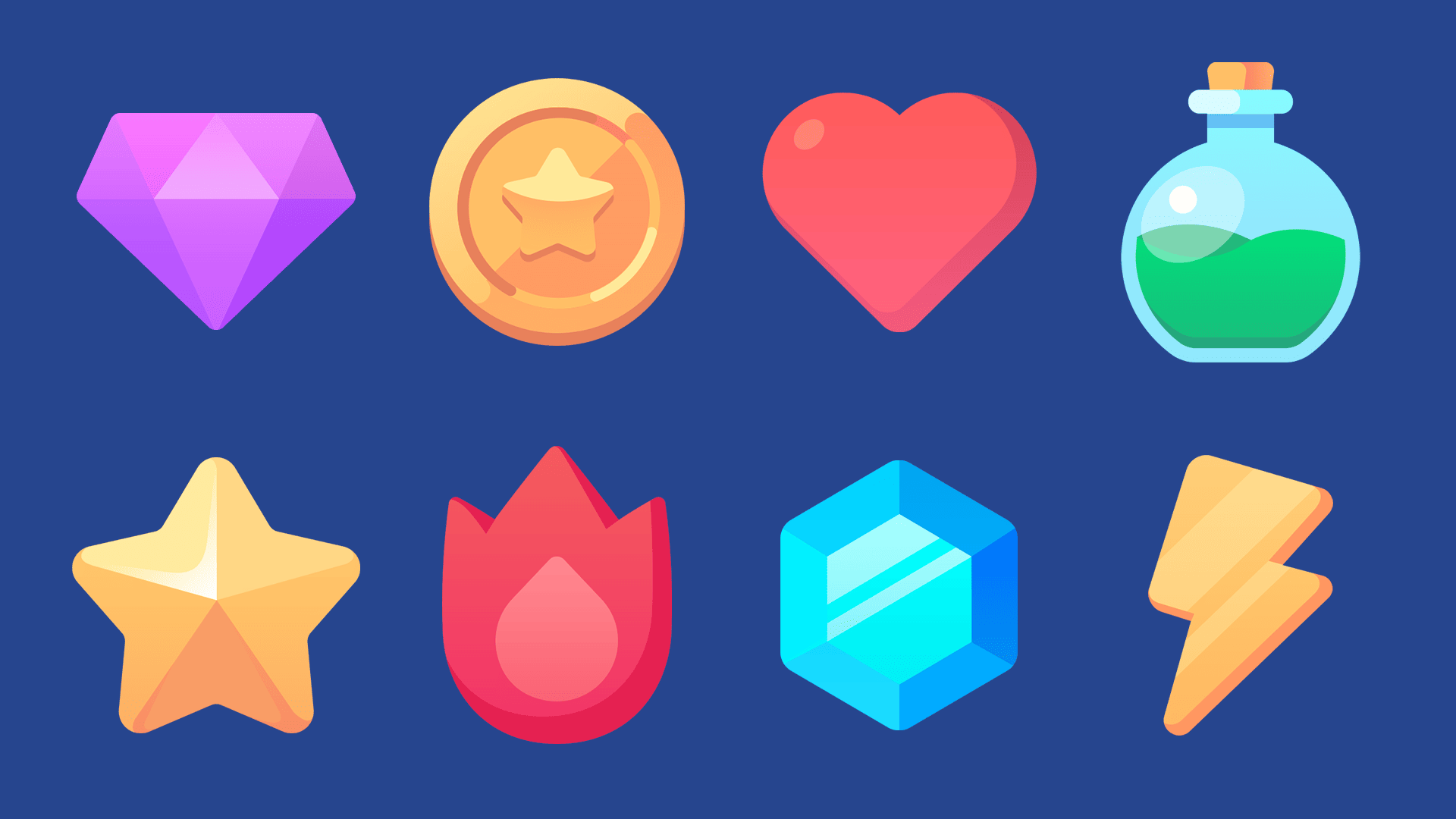 LAYERLAB 2D simple icons for fast prototyping and production use