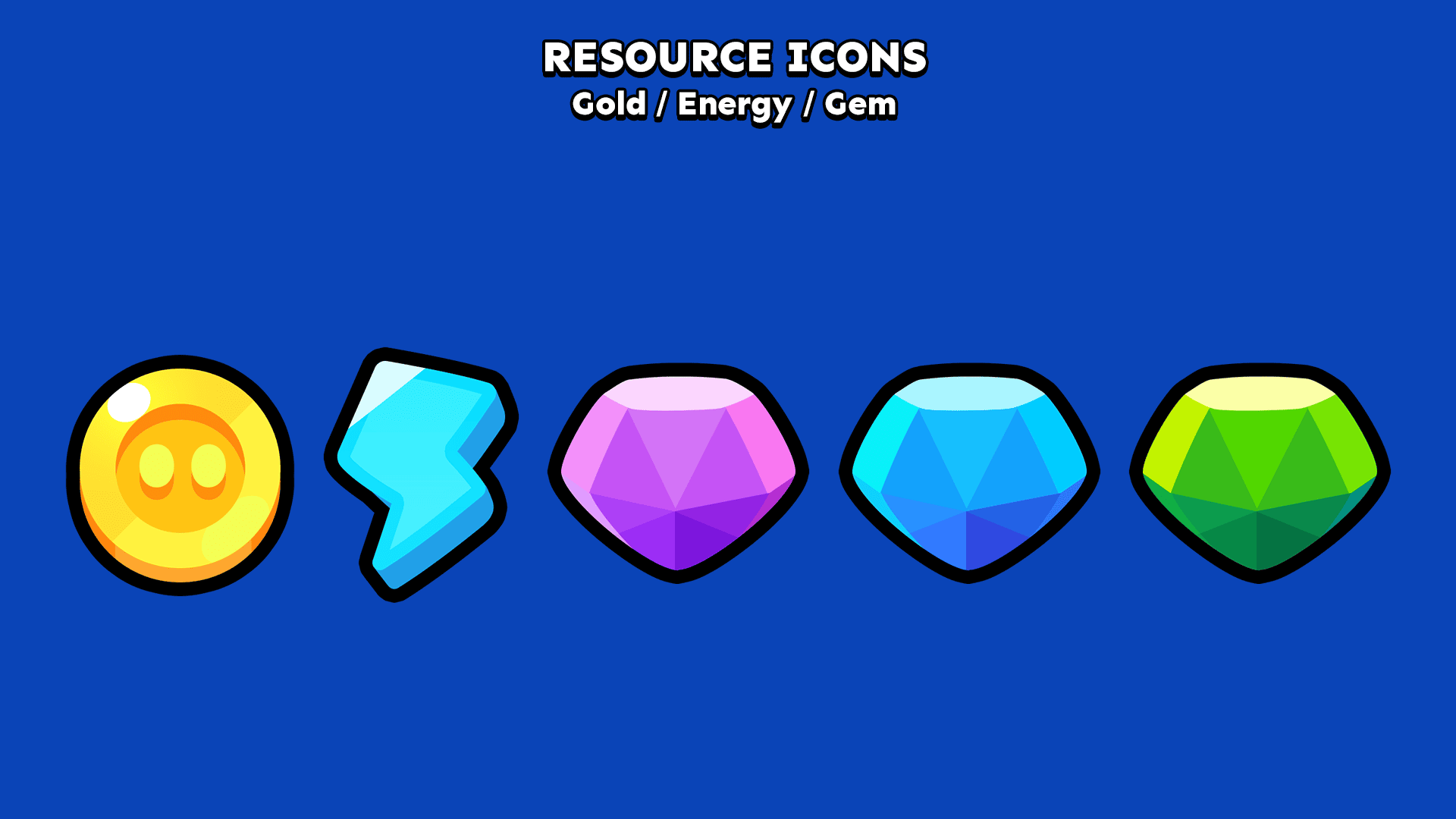 LAYERLAB game shop UI button icons with clear readability in 2D style