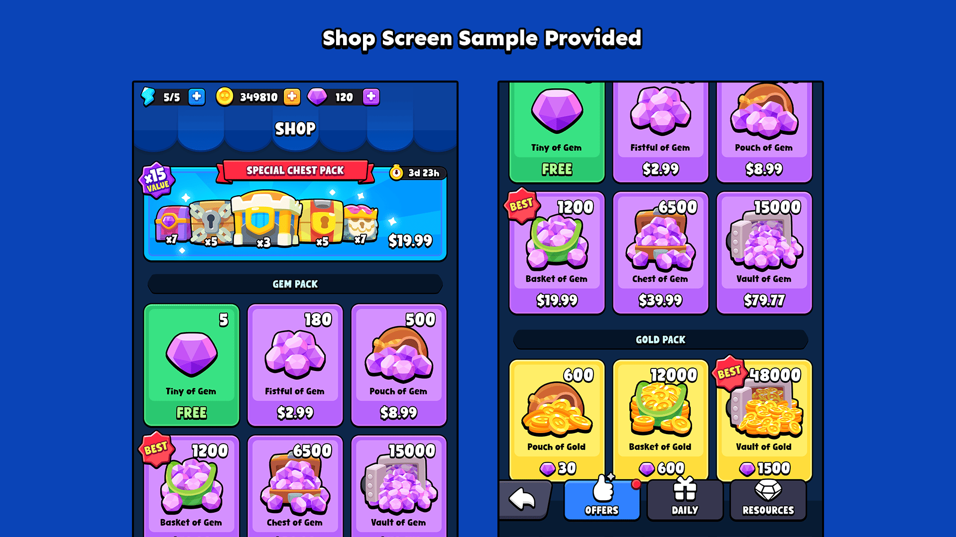 LAYERLAB 2D Icons Shop series expanded with Shop Pack 2 UI icon assets