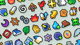 LayerLab Shop 2D Minimal Stat Icons set featuring sleek, simple icons for game stats and UI designs.