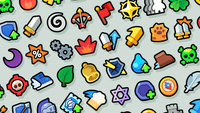 LayerLab Shop 2D Minimal Stat Icons set featuring sleek, simple icons for game stats and UI designs.