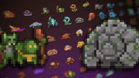 2D pixel RPG monsters icon featuring colorful, pixelated character designs for role-playing game characters by LAYERLAB Shop