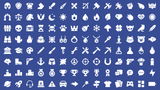 LAYERLAB flat style pictogram icons designed for game UI and gameplay systems