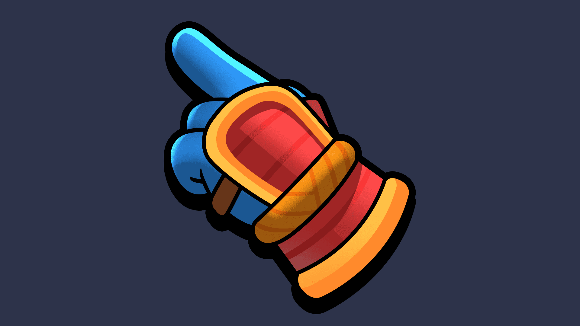 LAYERLAB tutorial hand icons for step-by-step game guidance systems