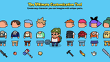 Casual 2D character art created by LAYERLAB Shop, featuring a colorful, stylized cartoon character for digital design projects.