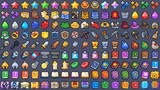Casual game icon pack by LayerLab featuring economy icons