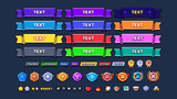 GUI Pro Super Casual interface by LAYERLAB Shop showing a modern, minimalist digital UI design with vibrant colors and clean layout.