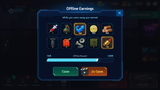 GUI Pro Survival Clean interface by LAYERLAB Shop, featuring offline reward elements in a modern digital design.