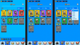 Minimal blue game interface design by LAYERLAB Shop for GUI Pro, featuring clean layout and customizable PSD files.