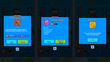 Minimal blue game interface design by LAYERLAB Shop for GUI Pro, featuring sleek layout and customizable PSD files.