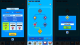 Minimal blue GUI Pro game interface by LAYERLAB Shop featuring clean design and customizable PSD layers.