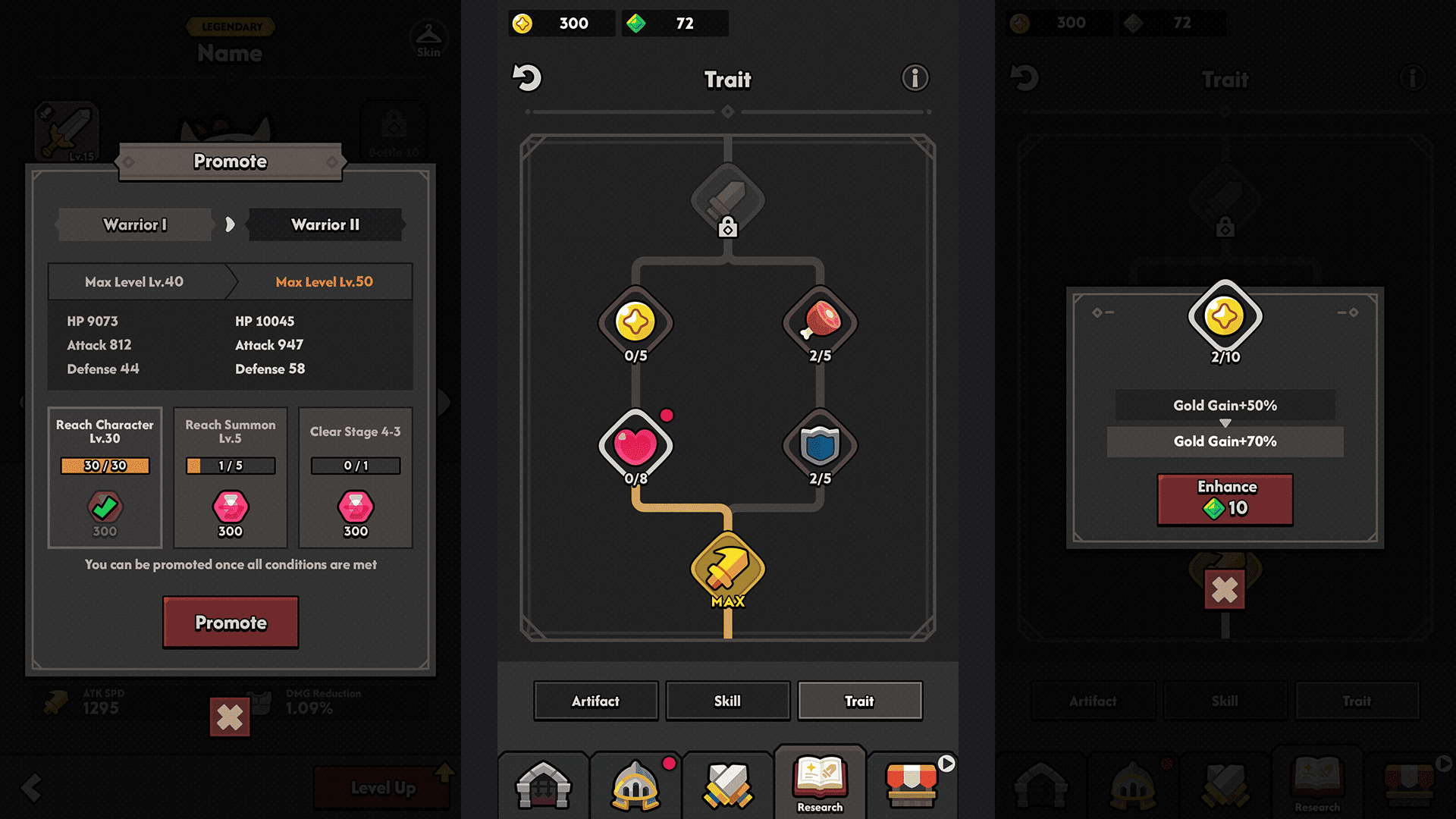 Minimal dark game interface layout by LAYERLAB Shop, featuring sleek, dark-themed design elements for gaming applications.