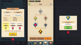 Minimal game interface design for GUI Pro by LAYERLAB Shop, featuring sleek light elements and PSD file layout.