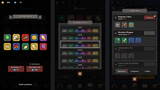Minimal dark game interface by LAYERLAB Shop, featuring sleek, dark-themed design with modern UI elements for gaming setups.