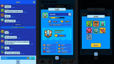 Minimal blue game interface design by LAYERLAB Shop for GUI Pro, featuring clean layout and customizable PSD layers.