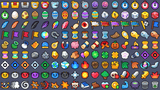 Casual game icon pack by LayerLab featuring UI and symbol icons