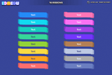 Neon2 interface design by LAYERLAB Shop featuring vibrant neon-themed digital UI elements on a dark background.