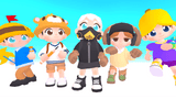 3D Characters Pro casual character model by LAYERLAB Shop, showcasing a detailed 3D animated avatar in casual attire.