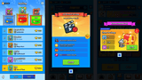 Minimal blue GUI Pro game interface by LAYERLAB Shop, featuring clean design, buttons, and layout for gaming projects.