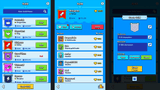 Minimal blue game interface design by LAYERLAB Shop for GUI Pro, featuring clean layout and customizable PSD elements.
