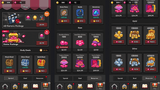 Dark-themed GUI Pro minimal game interface by LAYERLAB Shop, featuring sleek dark design elements and user-friendly layout.
