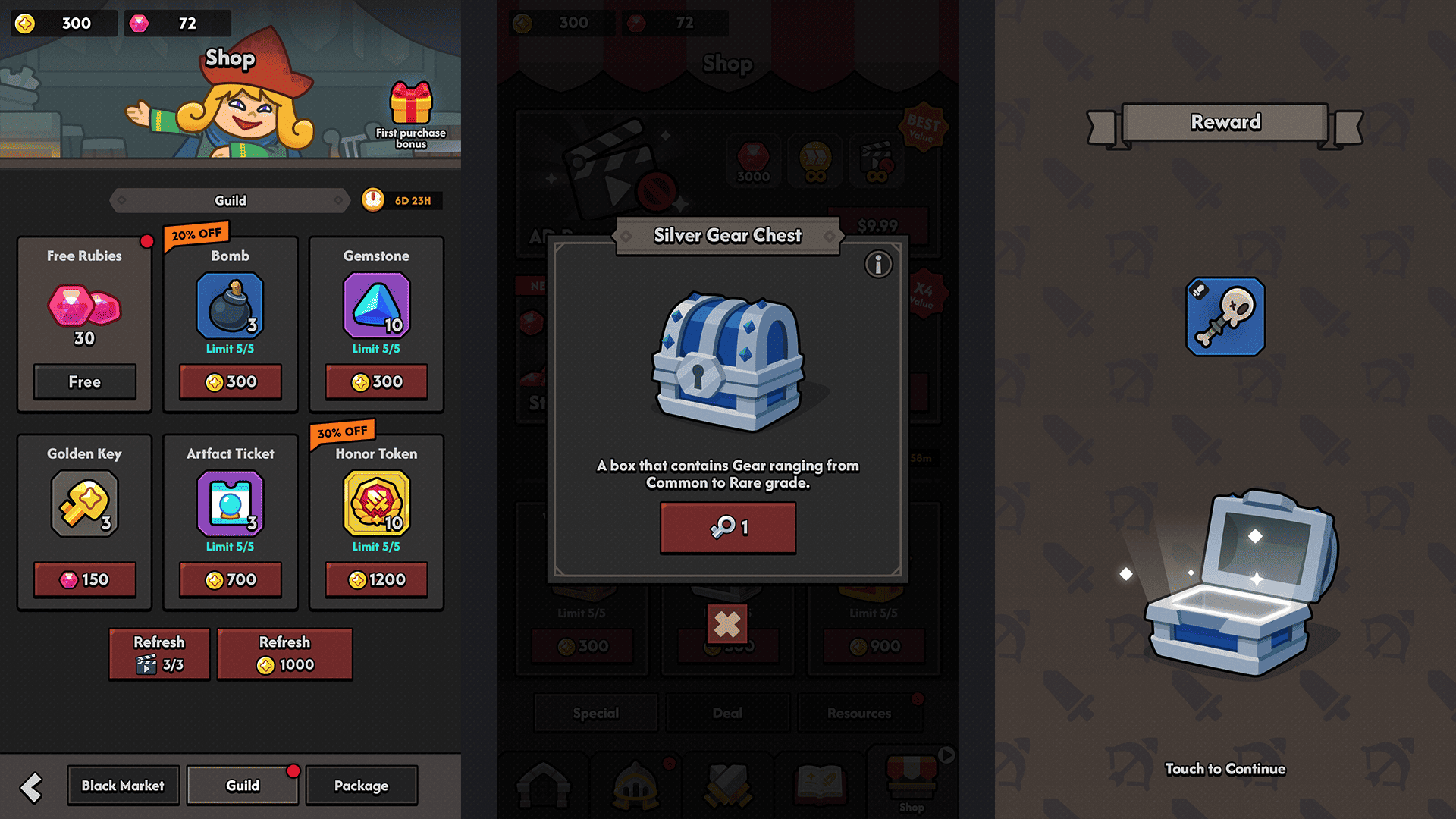 Minimal dark game interface by LAYERLAB Shop for GUI Pro, featuring sleek dark-themed design and user-friendly layout.