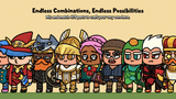 Fantasy character 2D art created by LAYERLAB Shop, featuring a detailed, colorful fantasy character illustration.