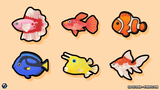 Layerlab Shop 2D Fish Icon, colorful digital icon for user interface or design projects, featuring a stylized fish illustration.