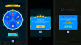 Minimal blue GUI pro interface design by LAYERLAB Shop, featuring clean game-themed interface elements and layered PSD files.