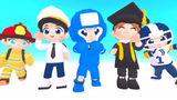 3D characters from LAYERLAB Shop's Casual series, featuring detailed 3D character models with varied poses and clothing.