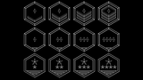 Set of 2D space-themed rank icons by LAYERLAB Shop, featuring planets, stars, and space symbols for digital use.