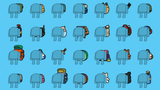 Casual character art created with 2D Art Maker by LAYERLAB Shop, featuring a stylized character in casual attire.