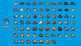 2D Minimal Character Maker by LAYERLAB Shop, featuring customizable cartoon characters with simple, clean designs in vibrant colors.