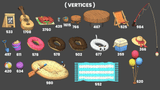 3D casual beach props from LAYERLAB Shop, including sand, umbrellas, and lounge chairs for realistic beach scene.