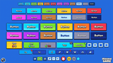 Minimal blue game interface design by LAYERLAB Shop, featuring clean layout and UI elements for GUI Pro project.