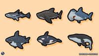 LayerLab Shop 2D fish icon representing aquatic life, ideal for digital design and user interfaces.