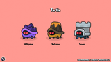 2D minimal enemy monster sprite – simple cartoon monster character for mobile and casual games