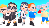 3D casual character model from LAYERLAB Shop's 3D Characters Pro collection, featuring a modern, relaxed pose and detailed design.