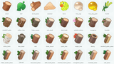 LayerLab Shop 2D icons set with various colorful graphic resources for digital design and user interfaces.
